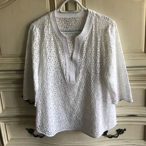 White openwork coverup